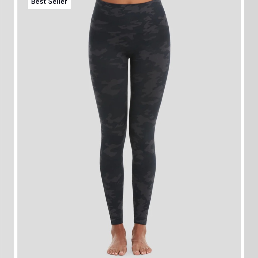 SPANX Black Camo Leggings
